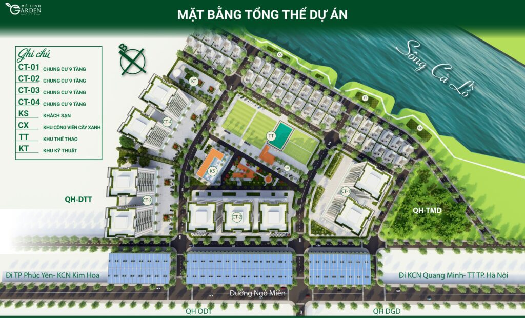Mặt bằng tổng thể dự án