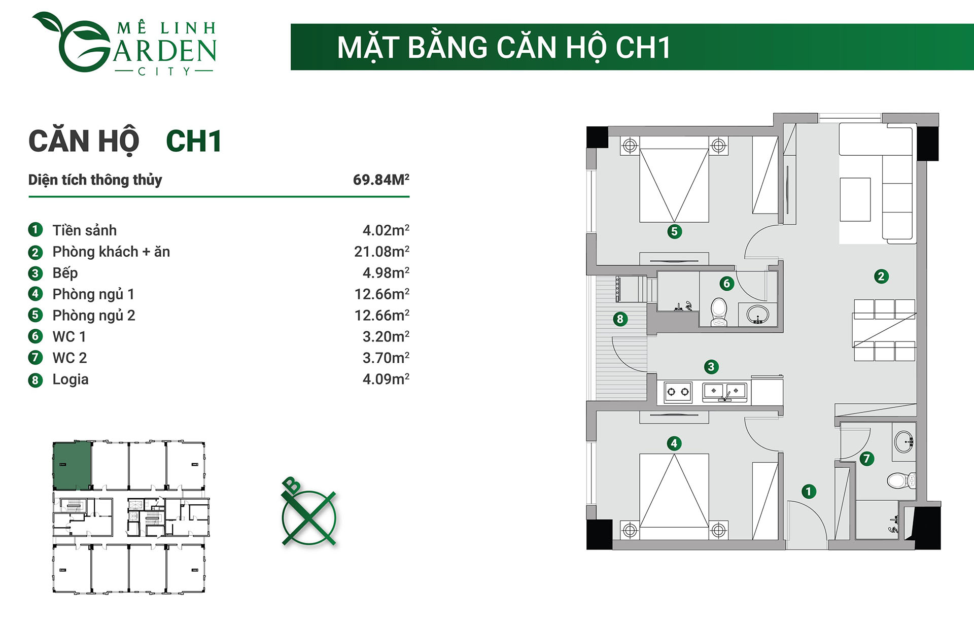 Thiết kế căn hộ kim hoa mê linh