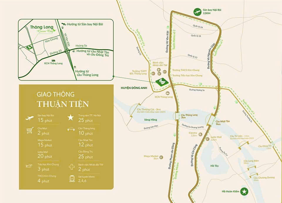 Vị trí dự án nhà ở xã hội ct3 kim chung